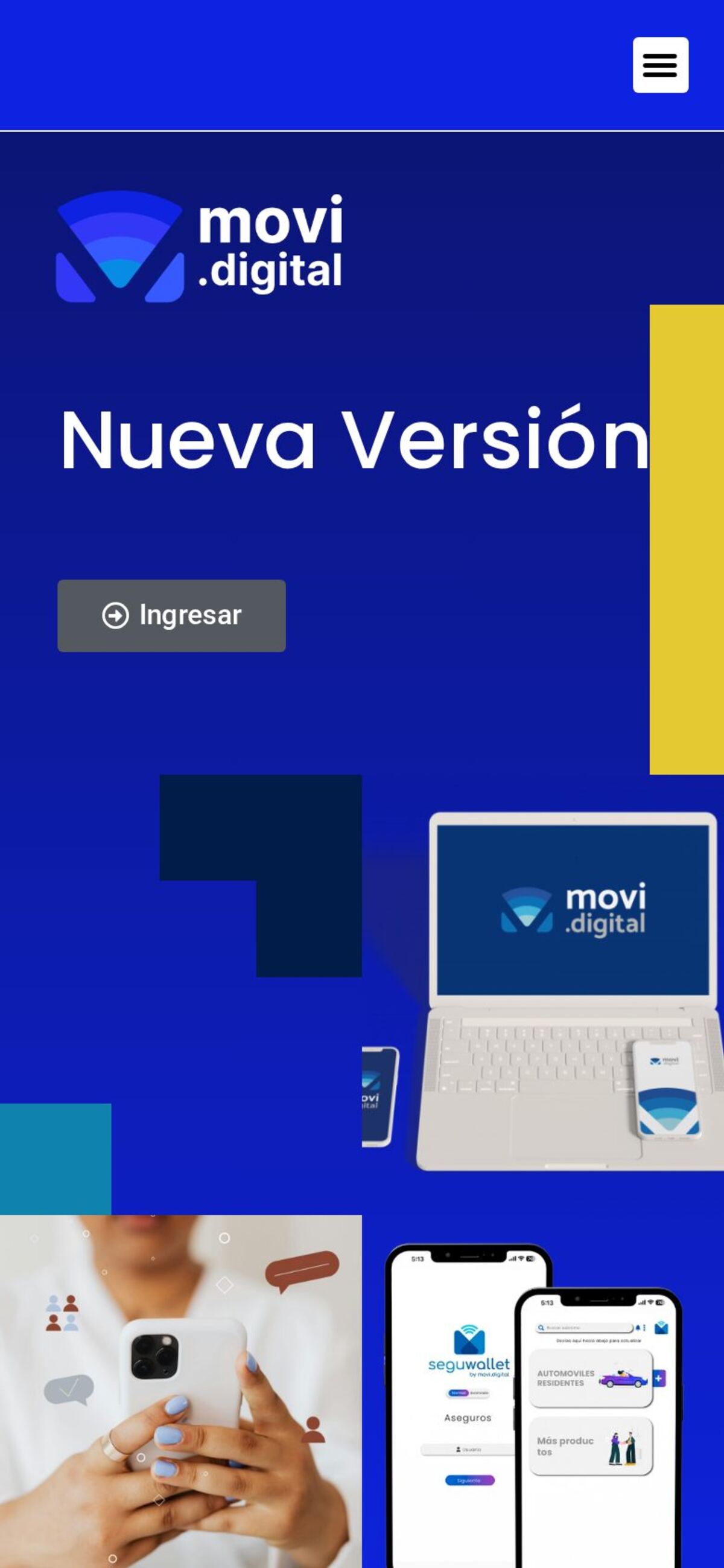 MOVI Digital — versión móvil real