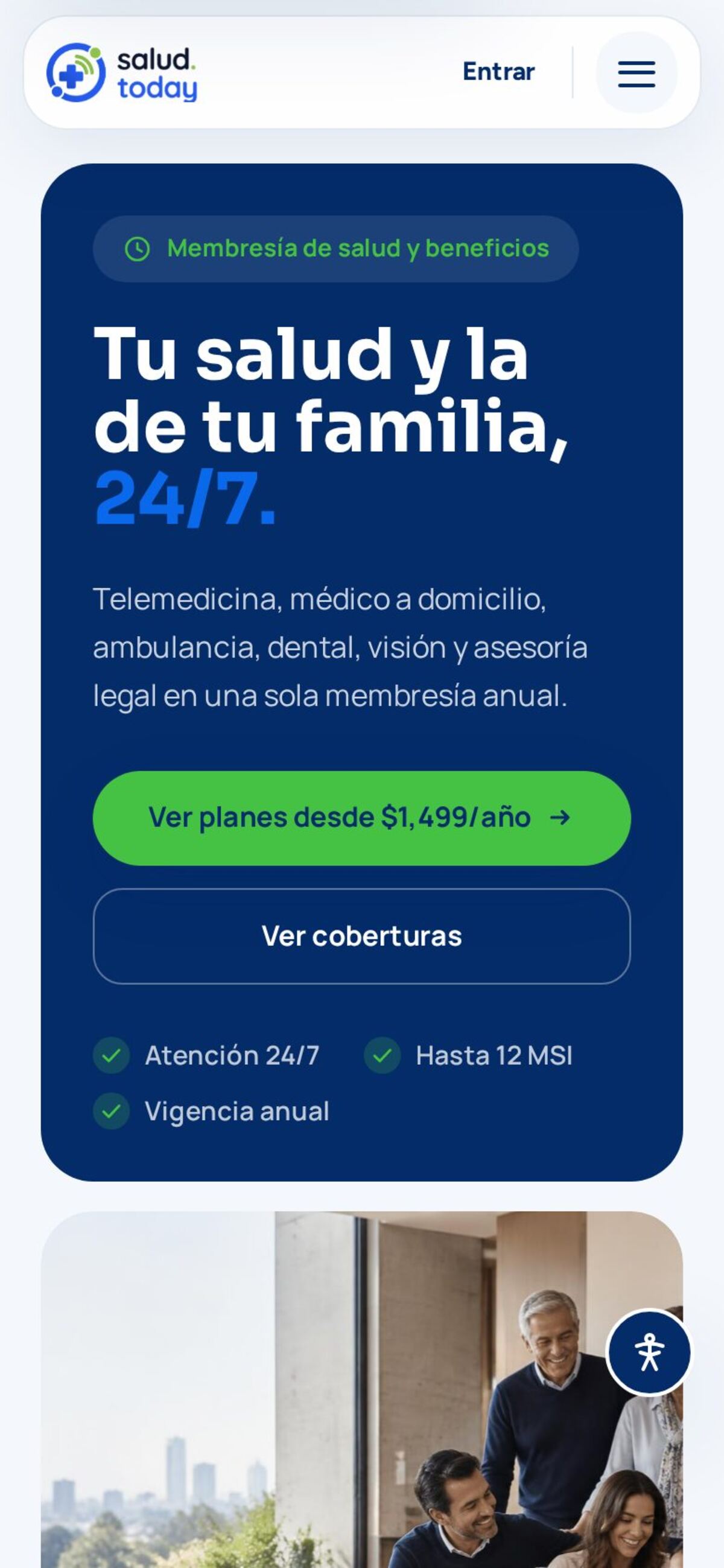 salud.today — versión móvil real