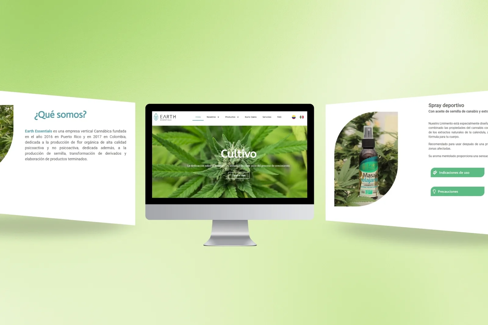 Earth Essentials · Cannabis vertical