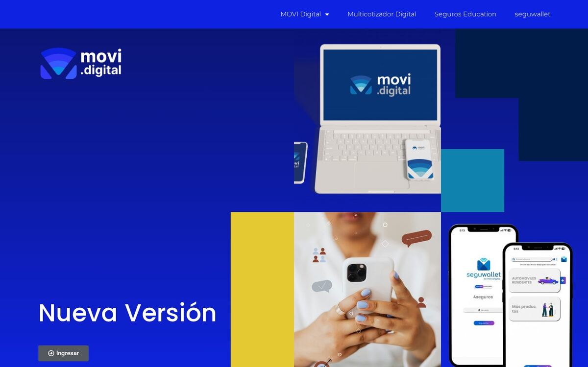 MOVI Digital — sitio web real