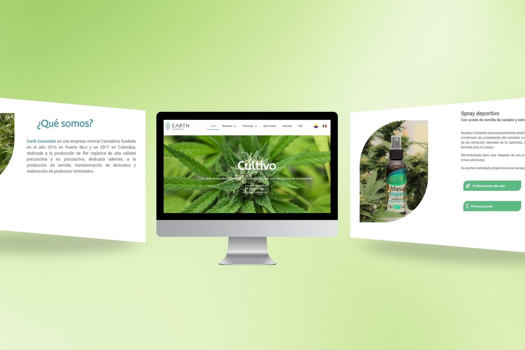 Earth Essentials · Cannabis vertical